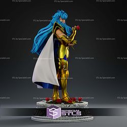 Aphrodite Of Pisces With Rose STL Files