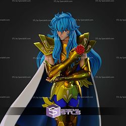 Aphrodite Of Pisces With Rose STL Files