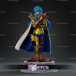 Aphrodite Of Pisces With Rose STL Files