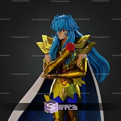 Aphrodite Of Pisces With Rose STL Files