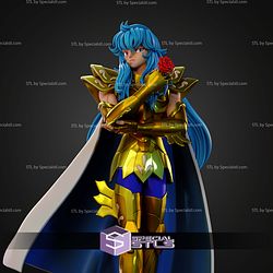 Aphrodite Of Pisces With Rose STL Files