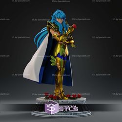 Aphrodite Of Pisces With Rose STL Files