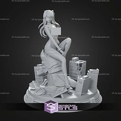 Asuka Langley Evangelion Confident Pose Alternative STL Files