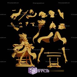 Baiken Samurai Sword STL Files