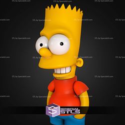 Bart Simpson Cartoon 51mm STL Files
