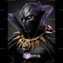 Black Panther Comics 380mm Portrait Bust STL Files