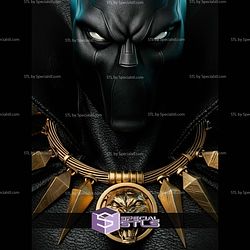 Black Panther Comics 380mm Portrait Bust STL Files