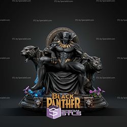 Black Panther Comics Throne 449mm STL Files