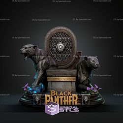 Black Panther Comics Throne 449mm STL Files