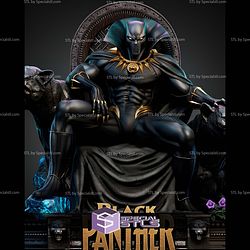 Black Panther Comics Throne 449mm STL Files