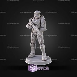 Campaign Evolved Master Chief Pose 1 STL Files