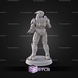 Campaign Evolved Master Chief Pose 1 STL Files