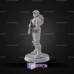 Campaign Evolved Master Chief Pose 1 STL Files