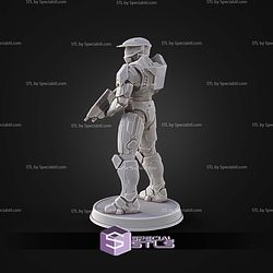 Campaign Evolved Master Chief Pose 1 STL Files