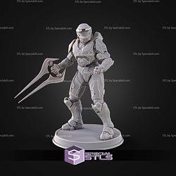 Campaign Evolved Master Chief Pose 2 STL Files