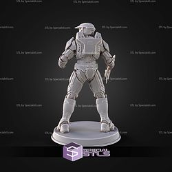 Campaign Evolved Master Chief Pose 2 STL Files