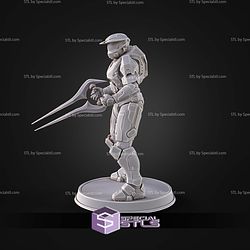 Campaign Evolved Master Chief Pose 2 STL Files