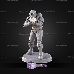 Campaign Evolved Master Chief Pose 3 STL Files