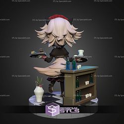 Cat Maid Chibi STL Files