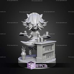 Cat Maid Chibi STL Files