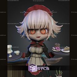 Cat Maid Chibi STL Files