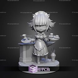 Cat Maid Chibi STL Files