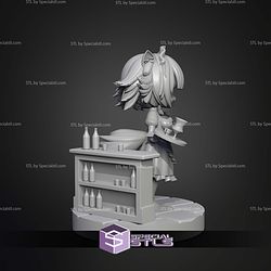 Cat Maid Chibi STL Files