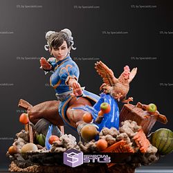 Chun Li Fun Warrior Diorama STL Files