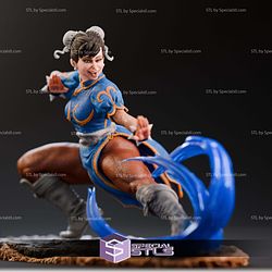 Chun Li Fun Warrior Diorama STL Files