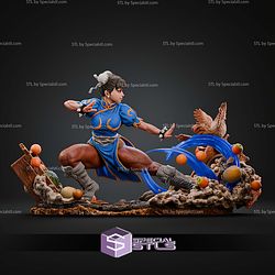 Chun Li Fun Warrior Diorama STL Files