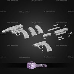 Cosplay STL Files Captain Hayle Blaster