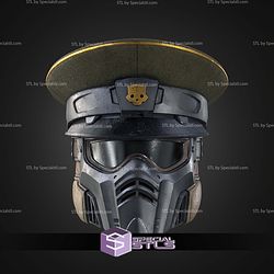 Cosplay STL Files Hell Divers 2 Commandant Helmet