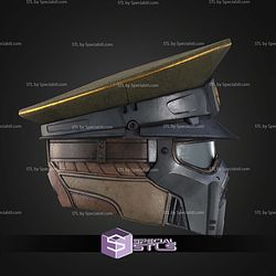Cosplay STL Files Hell Divers 2 Commandant Helmet
