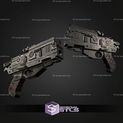 Cosplay STL Files Kuruks Blaster Pistol Functional