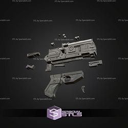 Cosplay STL Files Kuruks Blaster Pistol Functional