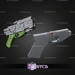 Cosplay STL Files Kuruks Blaster Pistol Functional