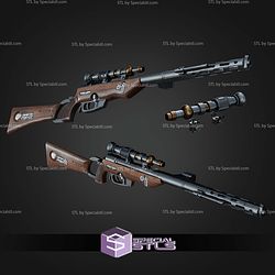 Cosplay STL Files Mandalorian and Grogu Mando Rifle