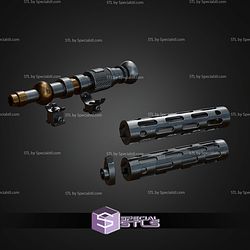 Cosplay STL Files Mandalorian and Grogu Mando Rifle