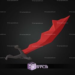 Cosplay STL Files Old School RuneScape Dragon Scimitar
