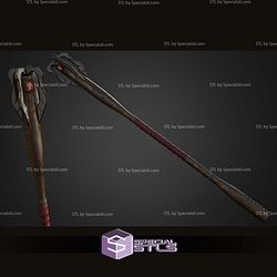 Cosplay STL Files Ushar War Club