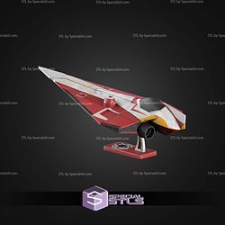 Delta 7 Jedi Starfighter Kit Card STL Files