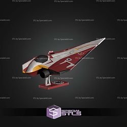 Delta 7 Jedi Starfighter Kit Card STL Files