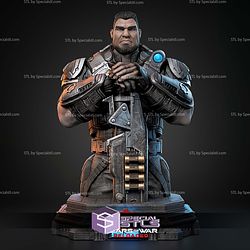 Dominic Santiago Portrait Bust 350mm STL Files