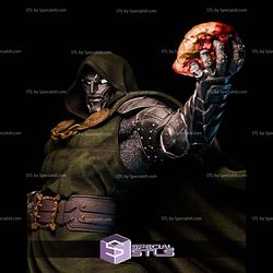 Dr Doom Real Face 420mm STL Files
