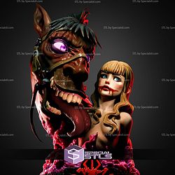 Farnese And Horse Berserk Bust STL Files