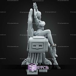 Faye Valentine Cowboy Bebop On Chair 240mm STL Files