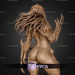 Female Predator 250mm STL Files