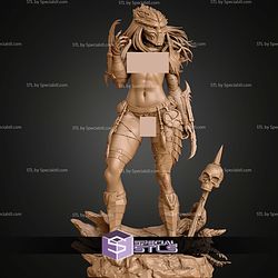 Female Predator Alternative 250mm STL Files