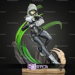 Fluorite Arknights Endfield Game 226mm STL Files