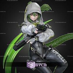Fluorite Arknights Endfield Game 226mm STL Files